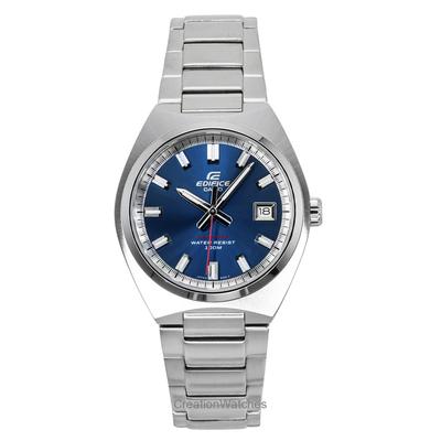 Edifice Analog Paslanmaz Çelik Mavi Kadran Quartz EFB-109D-2AV 100M Erkek Saati