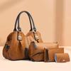 Vintage Three Piece Set Mother And Daughter Bags European American Fashion Handbag Shoulder Bag Crossbody Bag
