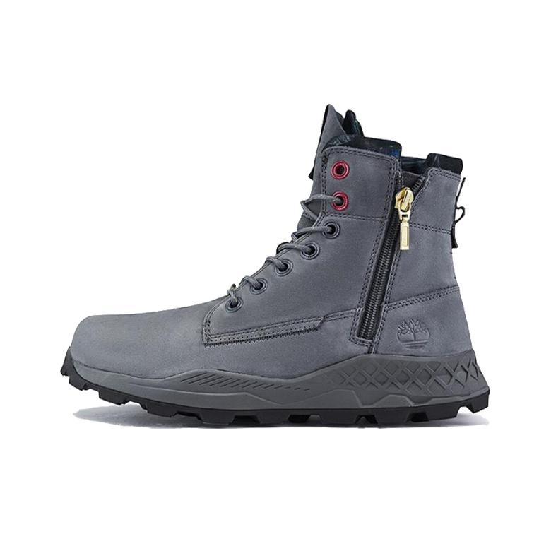 Timberland Brooklyn Serie Bequeme Vielseitige Knöchelhohe Outdoor-Stiefel Herrenstiefel Dunkelgrau A41AW