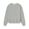 Essentials Waffle Crewneck Sweater Concrete Heather Men Tops Grey 192SP256165F