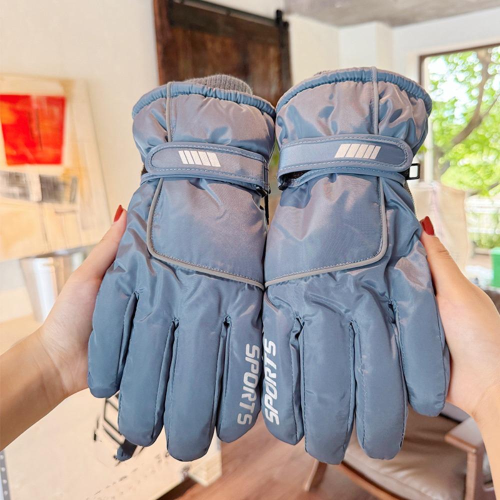 Waterproof Winter Ski Gloves Multifunction Driving Gloves Thermal Men Mittens  Outdooor