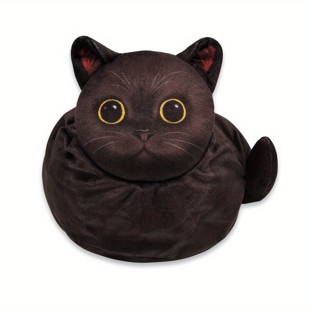 Cute Cat Shaped Makeup Bag Travel Storage Pouch Closed with Drawstring Large Capacity Cosmetic and Accessory Storage Bag