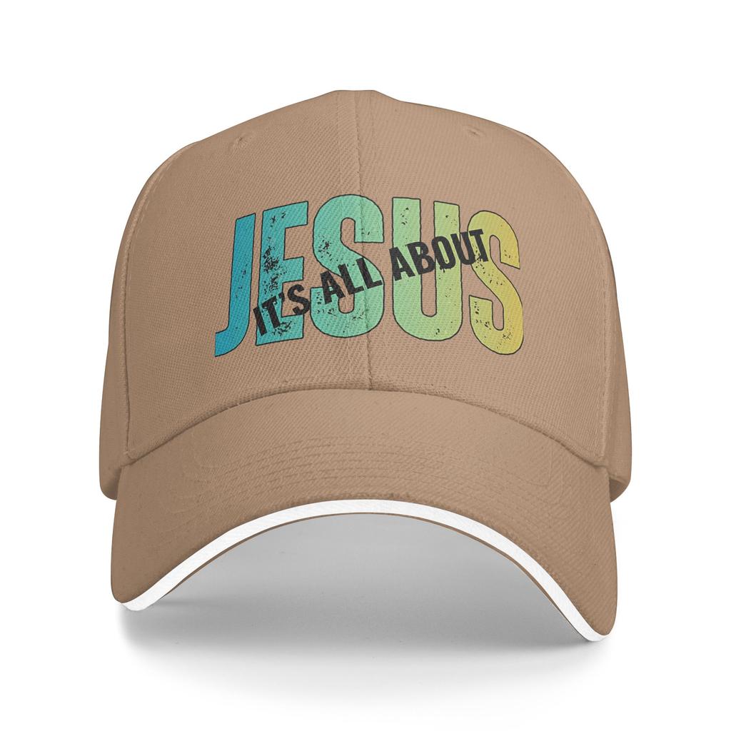 Jesus Saves  Sun Baseball Cap Summer Unisex-Teens  Print Hip Hop Hats Wholesale Street Style Hiking Fishing Snapback Cap