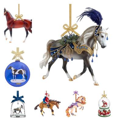 Ornament Party Holiday Cute Christmas Horse Pendant Desktop Decoration Gifts