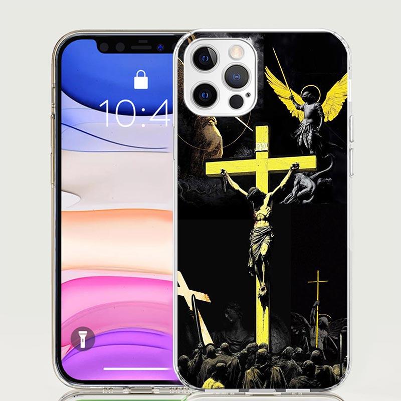 

Son Of God Jesus Cross Holy Light Phone Case For iPhone 17 Air 16 15 Plus 11 14 Pro Max 13 Mini 12 7 8 + SE Pattern Art Customiz iPhone 15 Plus