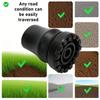 Rubber Pad Cap Non-Slip Walking Stick Crutch Cane Bottom Pads Cover Protector Climbing Hiking Trekking Pole Tip Black 16/19/22mm