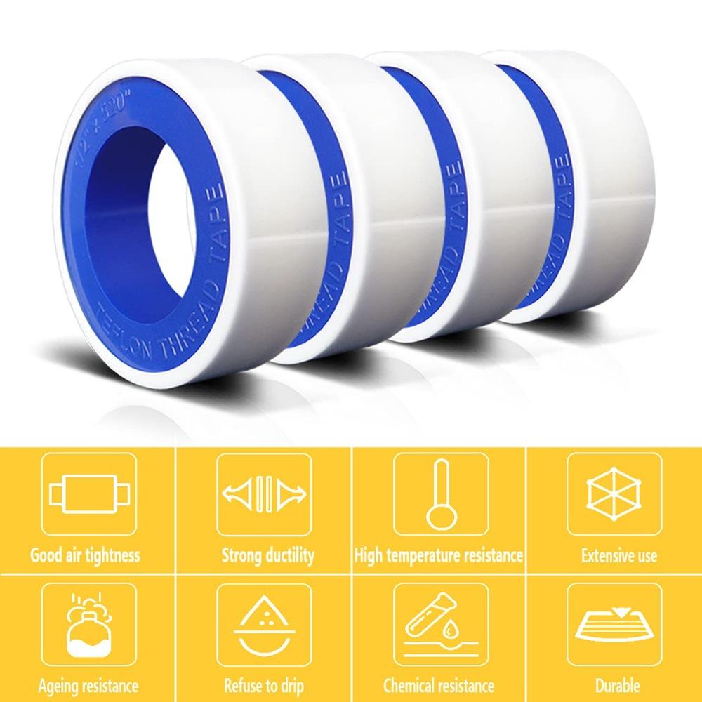 12mmx10m PTFE Tape White Plumbing Tape Plumbing Tape Sealant Tape