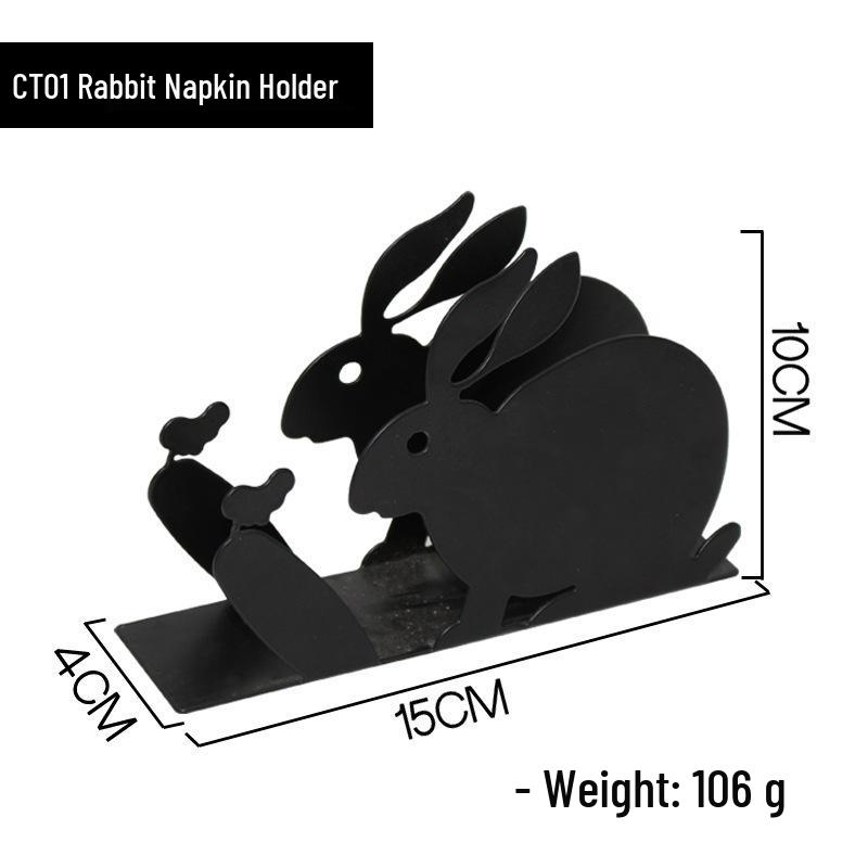 Creative Cartoon Metal Napkin Holder for Restaurants, Coffee Shops, and Hotels