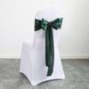 30pcs New Wedding Banquet Venue Chair Covers Back Flower Bows Silk Scarves Chair Backs Floral Patterns Ding Decorative Ribbons