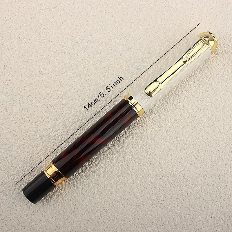 High-End Business Signature Pen Men'S High-End Annual Meeting Gift Metal Heavy Feel Bold Pearl Fountain Pen Signature Pen