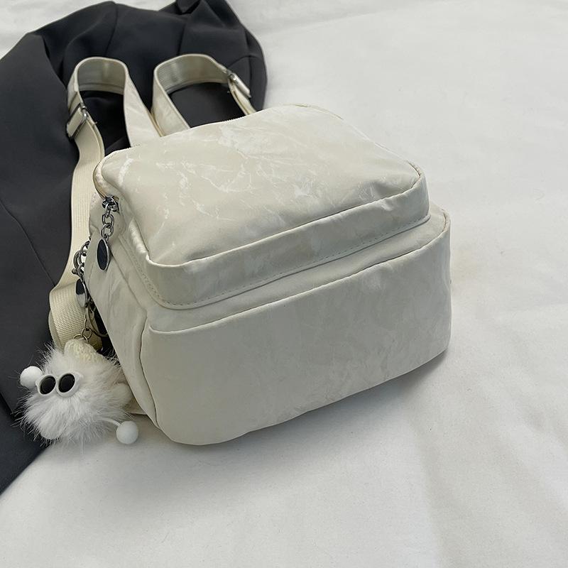 Women Soft PU Mini Backpack, Two Way Sling Chest Bag, Cute Casual Crossbody Rucksack