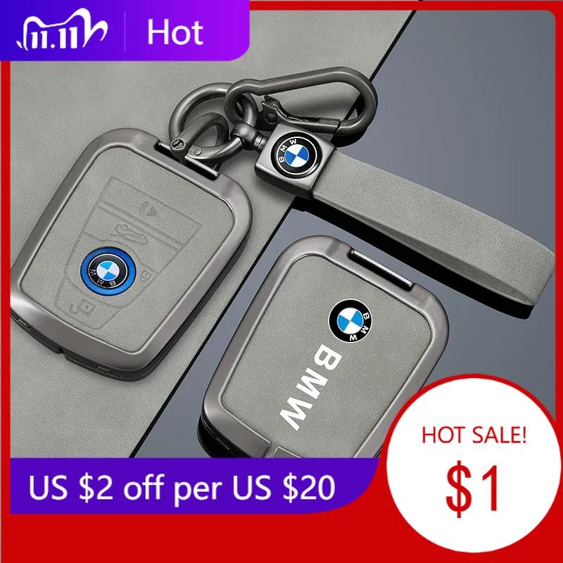 XWOWN1 Hot 2025 Zinc Alloy Car Remote Key Case Cover Holder Shell For BMW I3 I8 Series 2014 2015 2016 2017 2018 Protection Keychain Acc