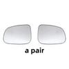 For Volvo S80 S60 V40 Jaguar XEXFXJ Mirror Rearview Mirror Reflector Surface Glass Car Side Heated Mirror Glass