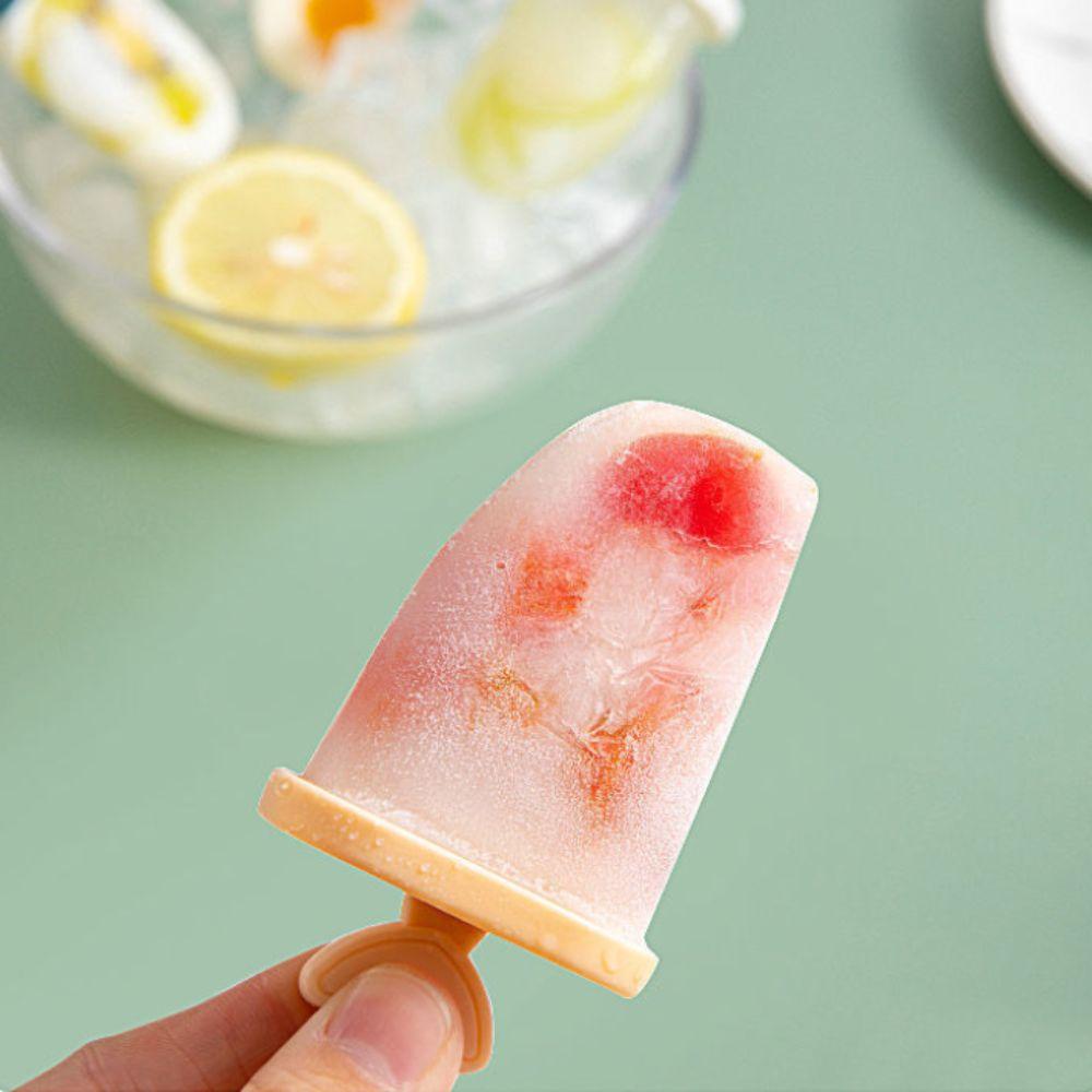 with Stick Popsicle Mold with Lid Frozen Ice Box Durable Popsicle Mold Cube Tray  Summer Season