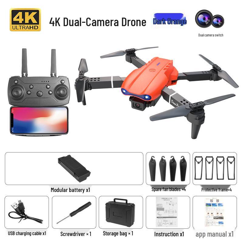 E88pro/E99pro/K3 Drone: Dual Camera Quadcopter for Aerial Photography with Fixed Height and Remote Control.