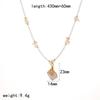Marine Animal Pearl Necklace For Women With Dolphin And Starfish Pendant