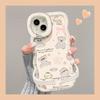 Applicable To Apple 15plus Mobile Phone Case IPhone 14pro Cute Hollow Koala 13 Invisible Double Bracket Silicone X