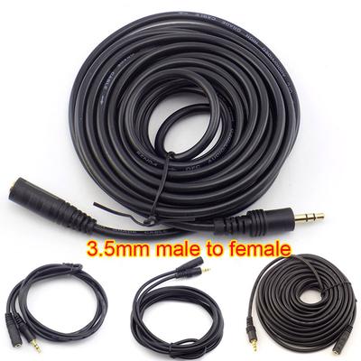 1,5/3/5/10 M DC 3,5mm Jack Stecker auf Buchse Kopfhörer Verlängerung Kabel AUX Audio stereo Für PC AV Audio Lautsprecher