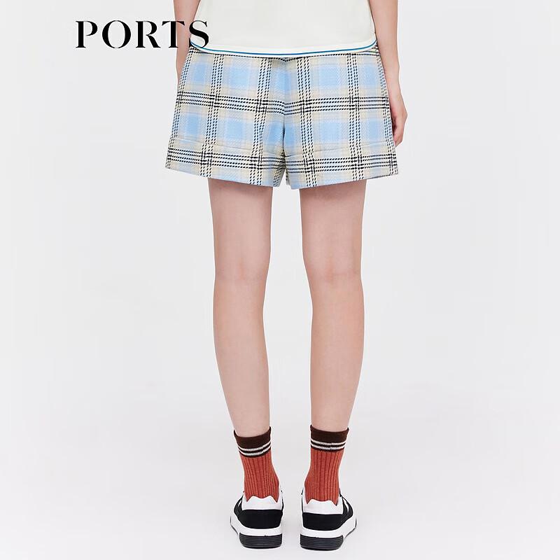 PORTS Women's French Plaid Casual Long Pants