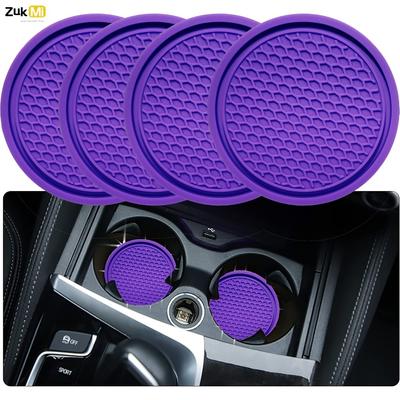 Upgrade Your Car's Interior With 4pcs I Car Cup Coaster - Anti-Slip & Universal Vehicle Accessories