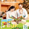 Grenzüberschreitendes Kinderaktivitäts-Filzbuch: Frühes Lernen Bastel-Tierfarm-Puzzle und Activity-Buch