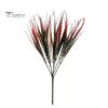 Decorative Plants for Office Desk Artificial Fall Flowers, Fake Eucalyptus Violet Silk Greenery Bouquet, Autumn Faux Floral Quirky Interior