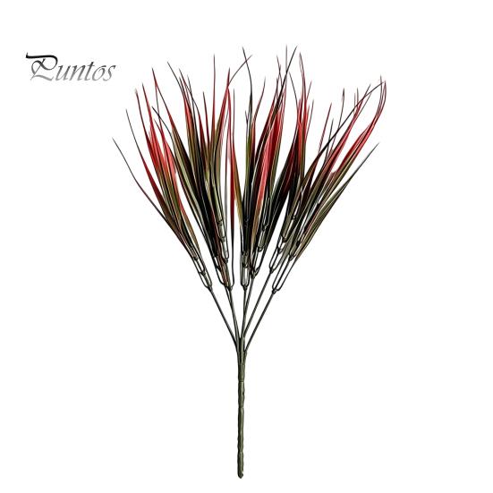 Decorative Plants for Office Desk Artificial Fall Flowers, Fake Eucalyptus Violet Silk Greenery Bouquet, Autumn Faux Floral Quirky Interior