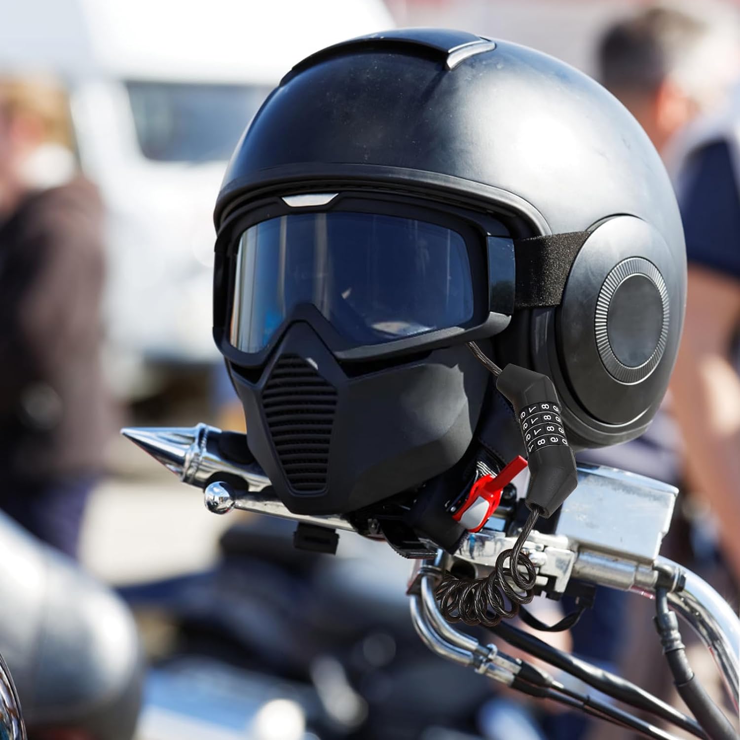 2 комплекта замков для мотоциклетного шлема — фото 5