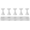 Nail Art Display Practice Stand Magnetic Nail Fingernail Tip Holder Manicure Set ToolWhite