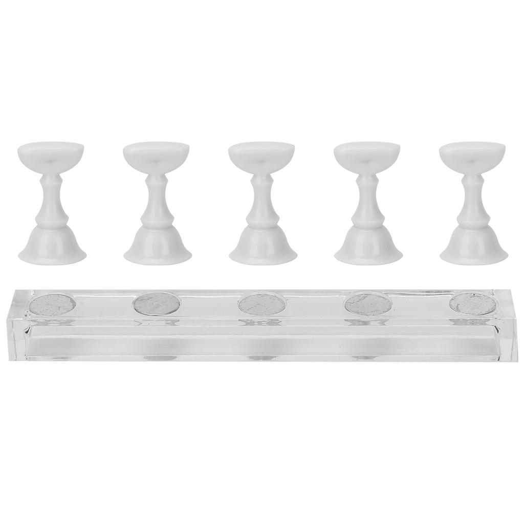 Nail Art Display Practice Stand Magnetic Nail Fingernail Tip Holder Manicure Set Tool