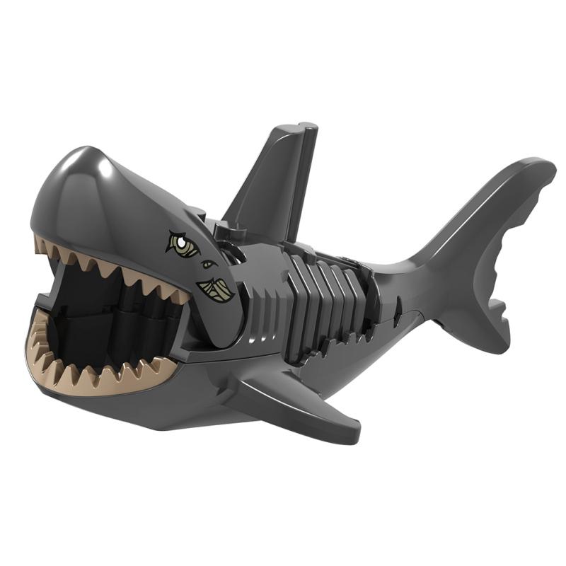 Lego Shark Building Block Toys Minifigures Assembling Block Children Educational Toy Xl014-018