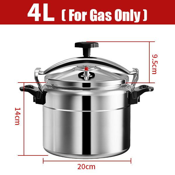 Aluminum 3L/4L/5L/7L Capacity Pressure Cooker Only for Gas Safe Explosion Proof Pressure Canner with Easy Lock Lid