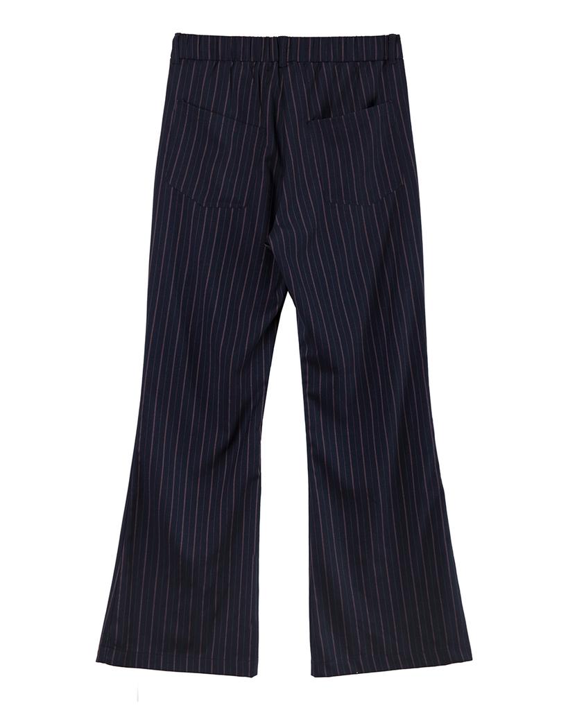 HERETIC Button Stripe Bending Pants / Purple