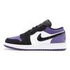 Air 1 Low GS Court Purple Kids Sneakers White Black 553560-125