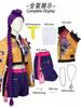 Girls Street-Outfit Childrens Cosplay Costumes Cartoon-Printed Cropped Top Jacket Shorts Halloween Party Stage Performance Costu