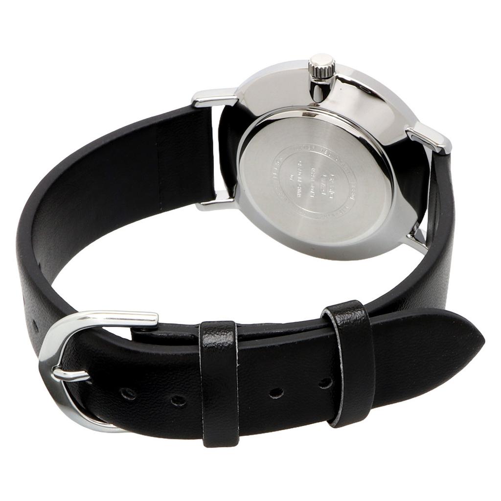 CASIO Cheap Black x Black Leather Watch, Watch, Quartz, Men's, Band, MTP-VT03L-1B