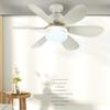 Multifunctional Ceiling Fan with Light, Lamp etachable Fan Leaf with Remote Control 3000K-6500K AC85V-265V