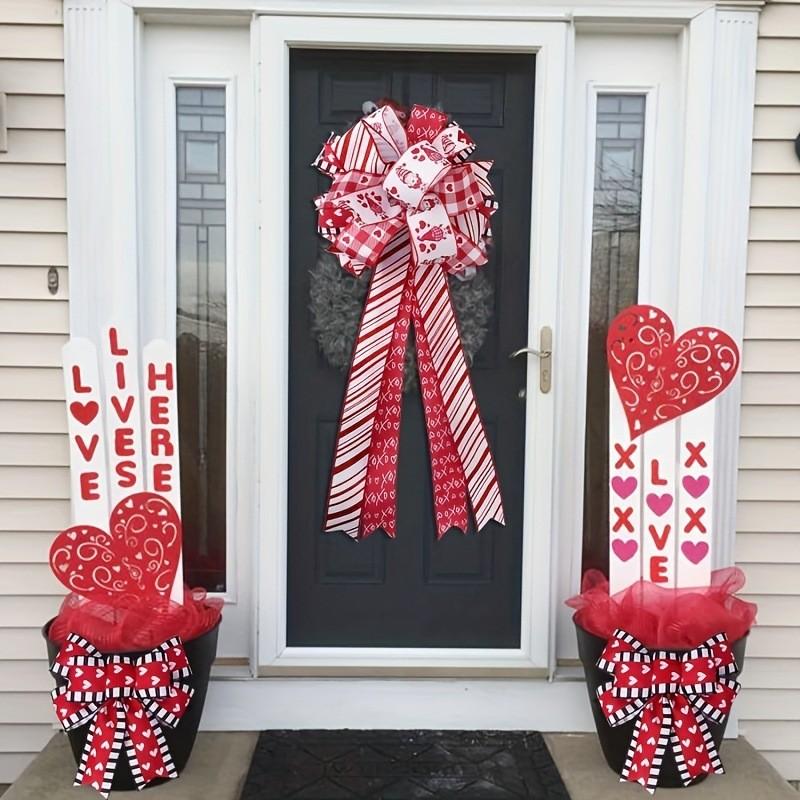 Valentines Colorful Heart Print Ribbon For Gift Wrapping And Crafting Decorations