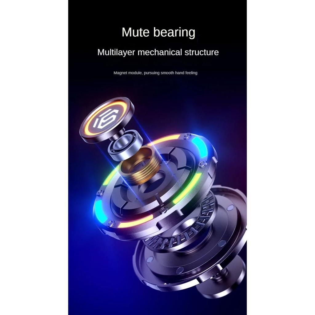 Fidget Spinner Papa Mynttryckarkort Stressavlastningsleksaker Metall Fingertopp Gyroskop Legering Snurra Ovanpå Skrivbord EDC för Vuxna Barn