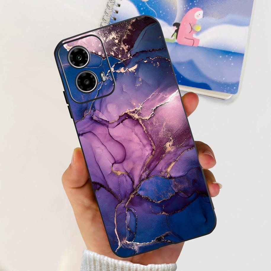 For Motorola Moto G24 Power Case 2024 New Fashion Flower Silicone Soft Back Cover For Moto G24 G34 Phone Case MotoG24 G 24 Coque
