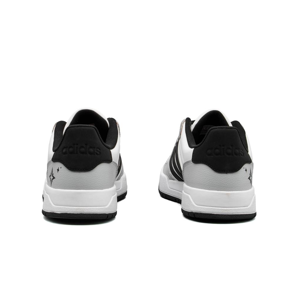 Adidas Neo Leather Low top Skateboard Shoes Unisex Black White Gray JQ3923(Team-1451)-Random packaging bags
