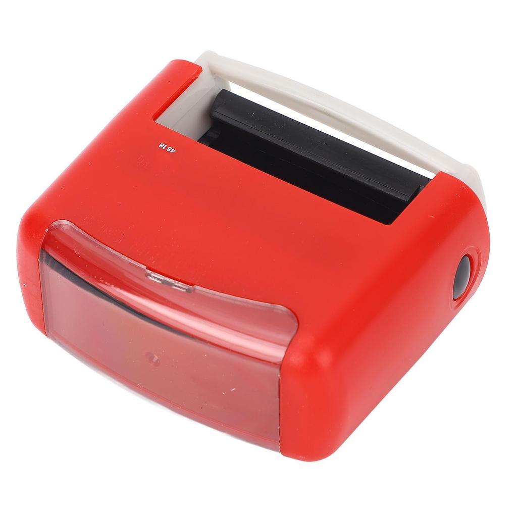 Custom Stamp Kit Red Shell Flexible Customizable Numbers Letters and Symbols Stamp for Home and Office