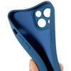 For iPhone 15 Cell Phone Case Solid Color Anti-scratch 2.0mm TPU Protection Cover