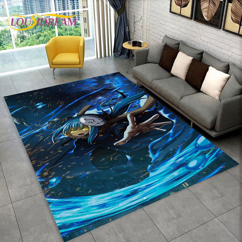 I Got Reincarnated As A Slime Anime Area Rug,Carpet Rug for Home Living Room Bedroom Sofa Doormat Decor,kids Non-slip Floor Mat