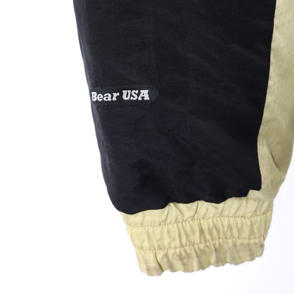 Bear reversible Down jacket S Ivory_Black/Red Logo embroidery Men's Used