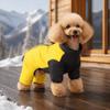 Warmer Hundejumpsuit Mantel Winddicht Welpen Skianzug Hund Baumwolljacke Winter Haustierbekleidung Tägliche Kleidung