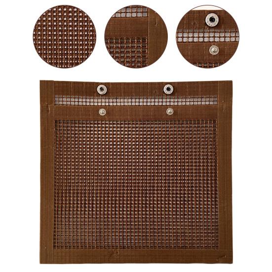 BBQ Mesh Grill Bag Reusable Non-Stick Barbecue Bags for Meat Veggies Seafood Pizza Heat-Resistant BBQ Veggie Grill Pouches