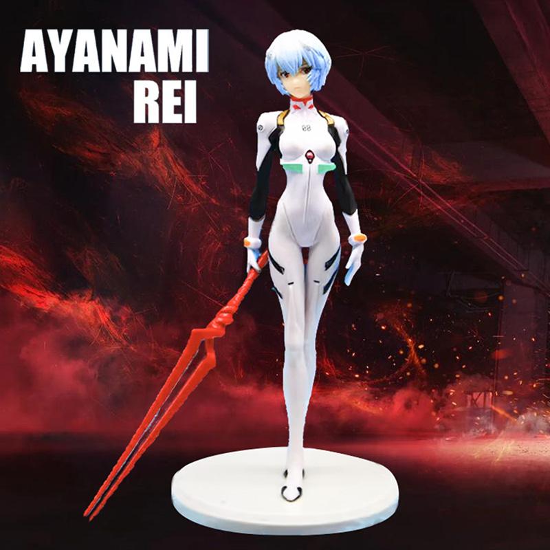 23cm New Evangelion Rei Figure Toys Doll Christmas Birthday Gift For Kids Girls