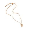 Copper-Plated Gold "V" Pendant Necklace - Luxury Fashion Accessory