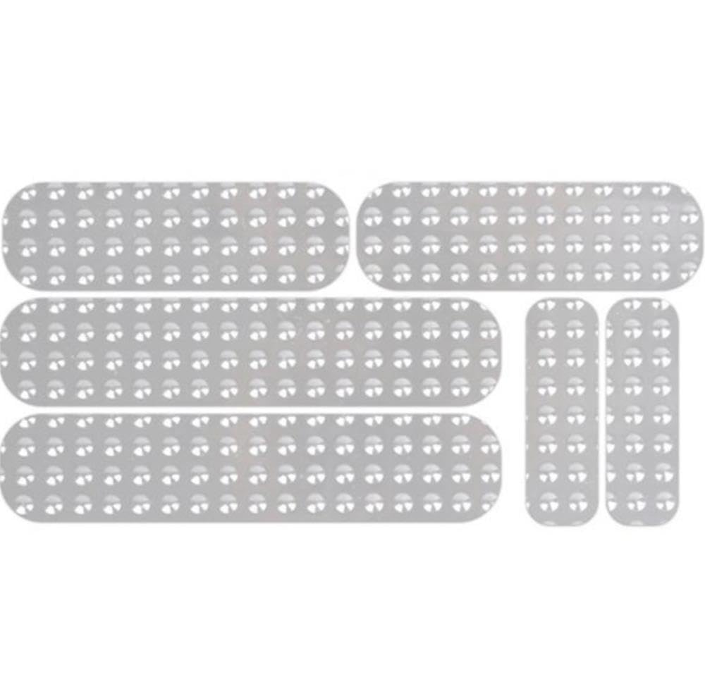 Easy Grip Tank Grips EVO Clear Universal Mini Strip Black R&G (RG-EVOMINISTRIPCL)